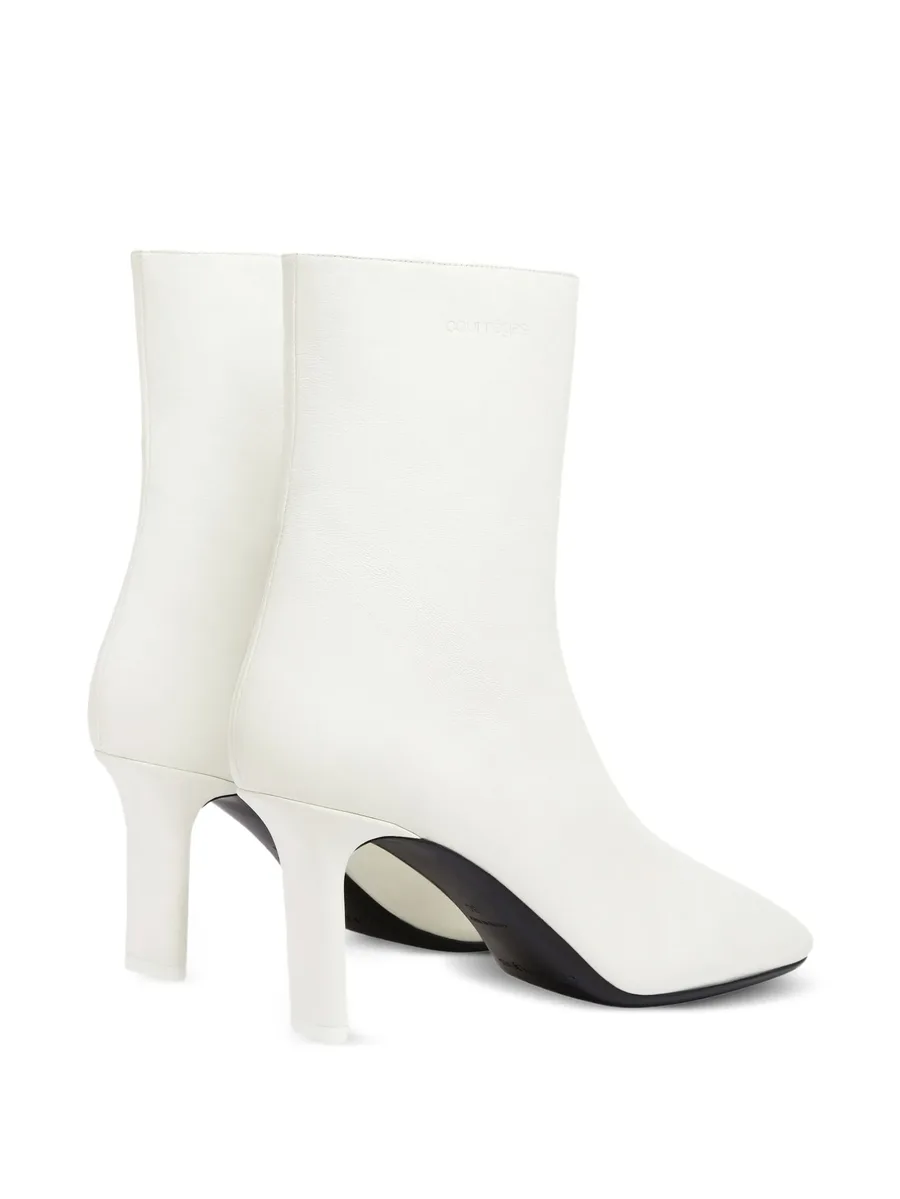 square-toe leather ankle boots 7