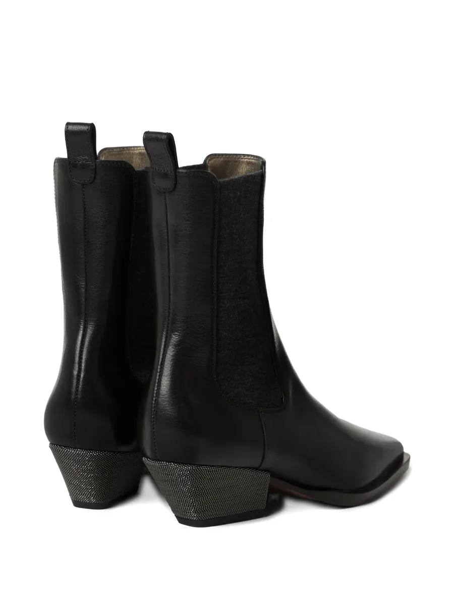 50mm leather Chelsea boots 5