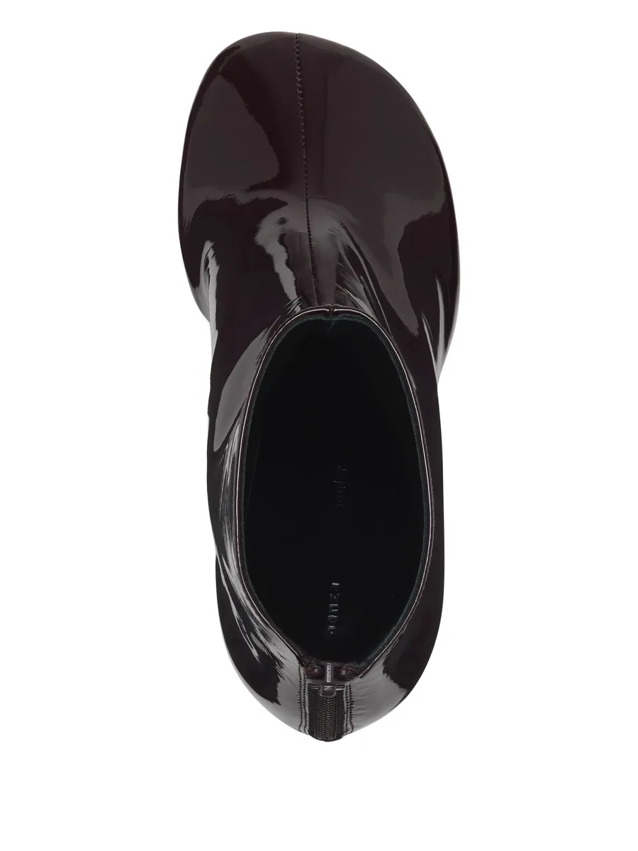 Glove leather ankle boots 6