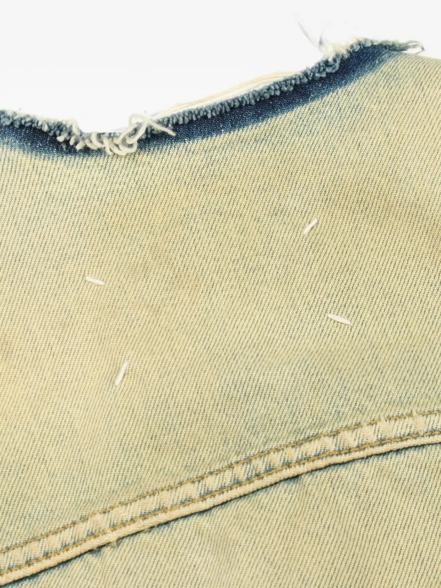 2010s cropped denim jacket 7