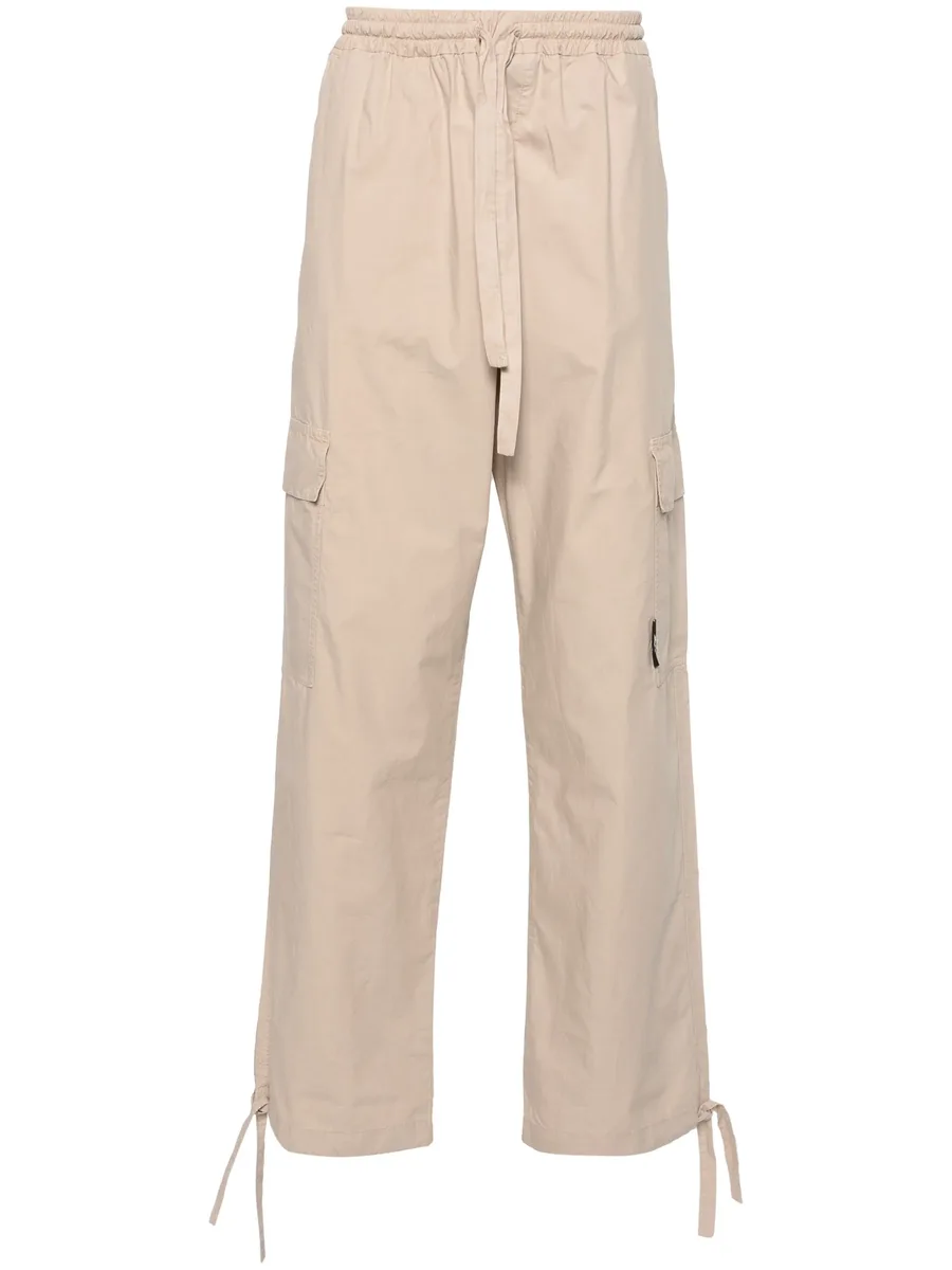 straight-leg cargo trousers 1