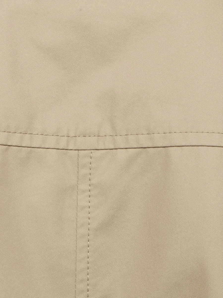 drawstring-detail gabardine jacket 7