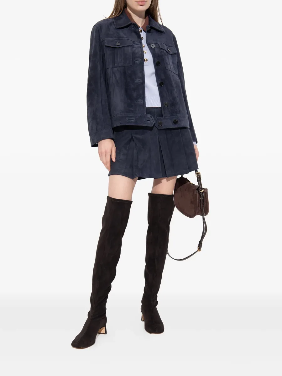 50mm suede over-the-knee boots 9