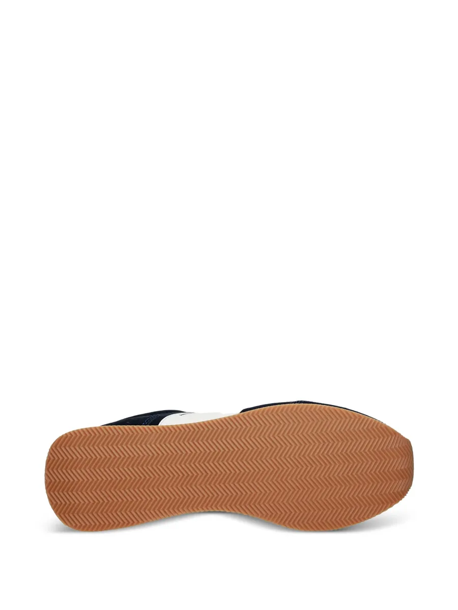 logo-print panelled sneakers 7