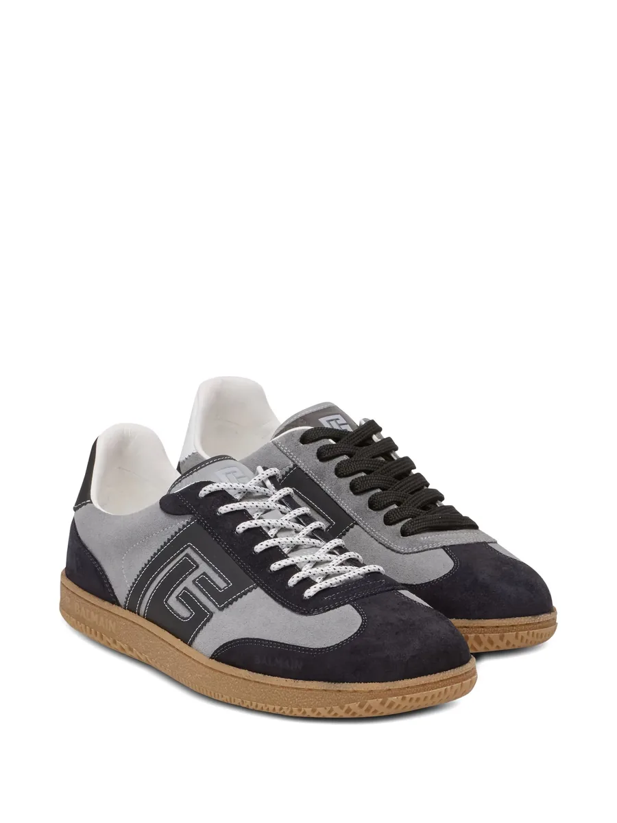 suede Balmain Swan trainers 3