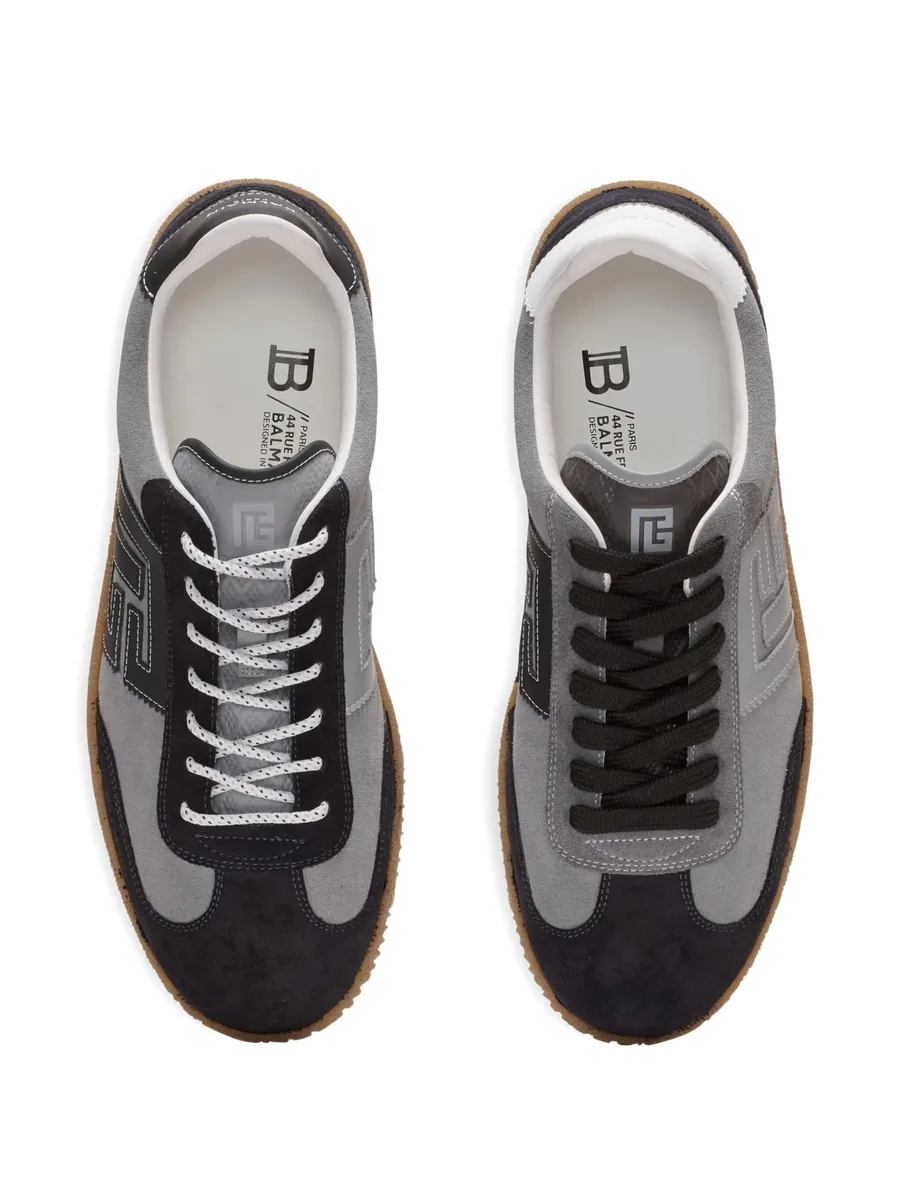 suede Balmain Swan trainers 8