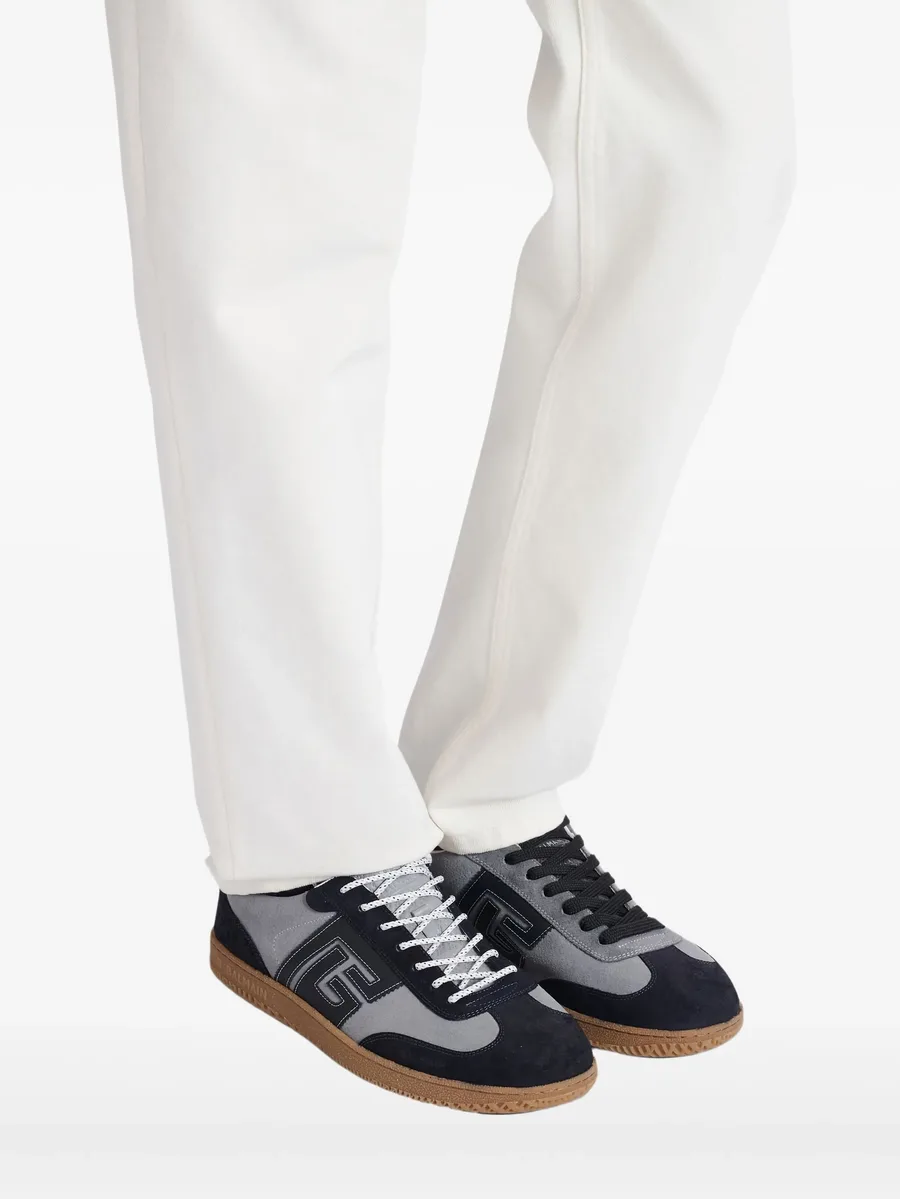 suede Balmain Swan trainers 10