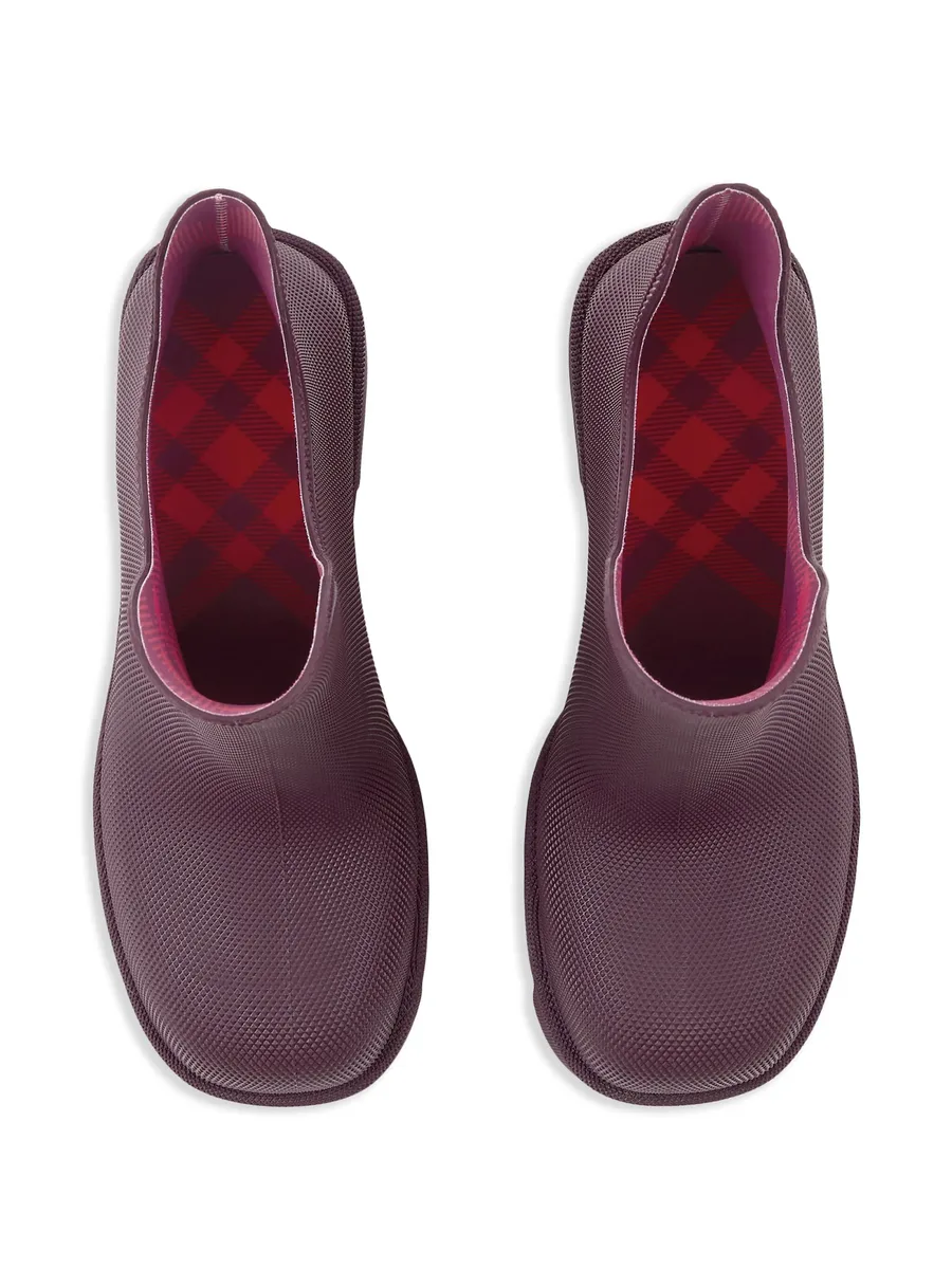 70mm round-toe slip-on boots 10
