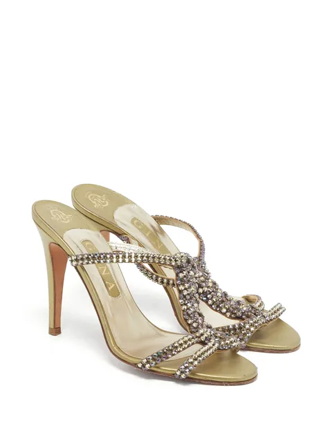 crystal-embellished sandals
