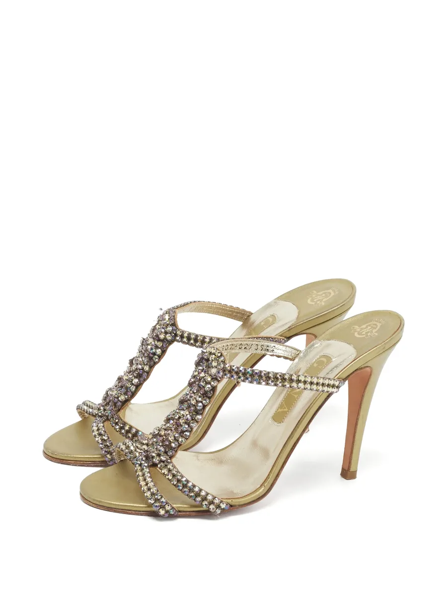 crystal-embellished sandals 3