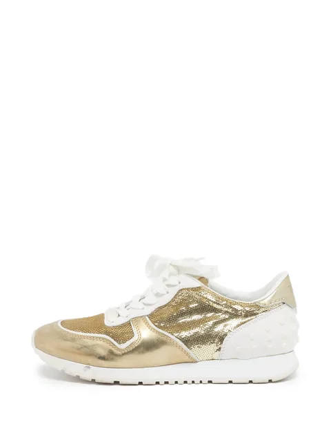 sequinned sneakers