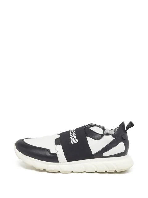 logo-print strap sneakers