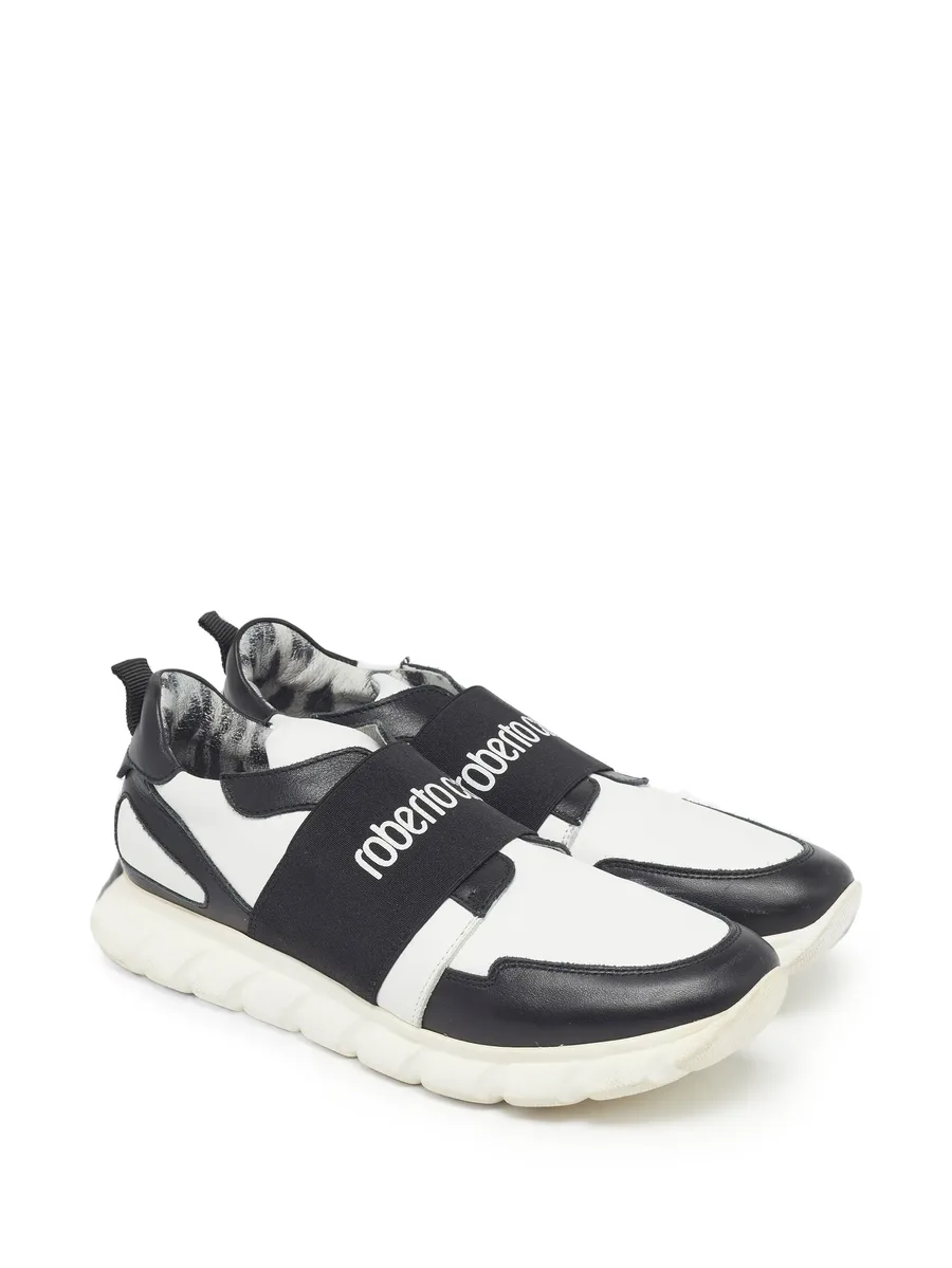 logo-print strap sneakers 4