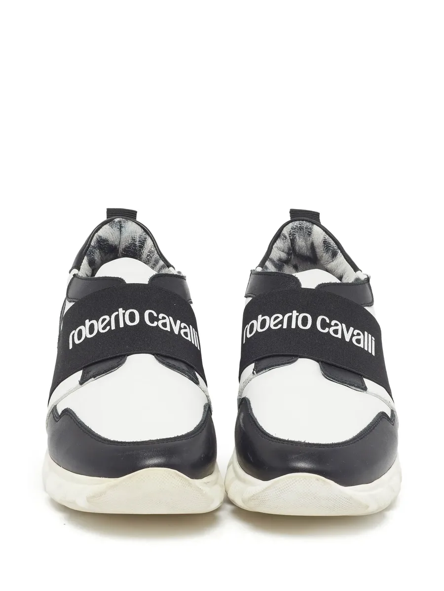 logo-print strap sneakers 8