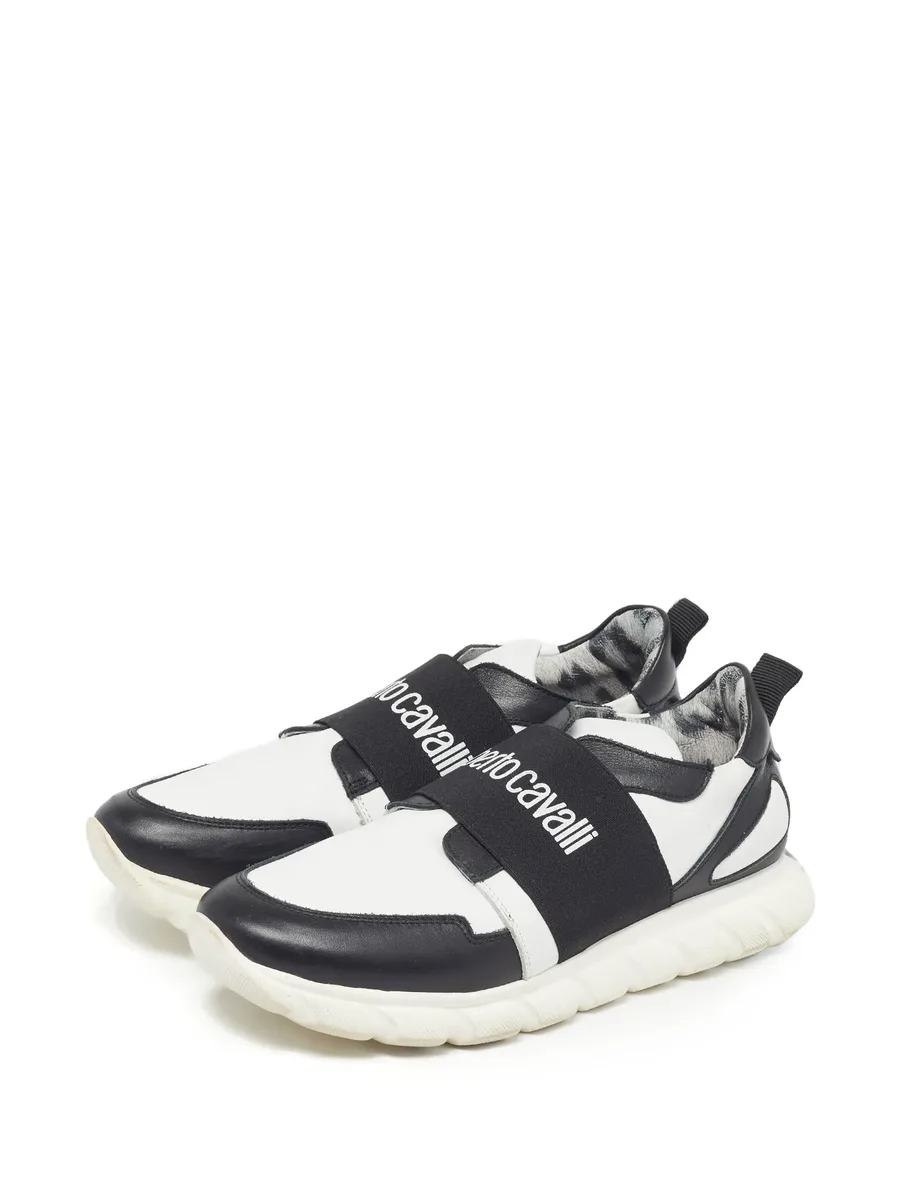 logo-print strap sneakers 9