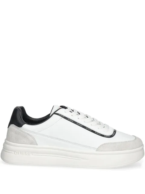 logo-trim low-top sneakers