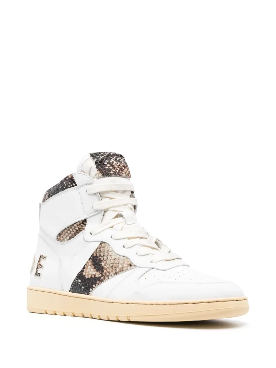 panelled high-top sneakers 4