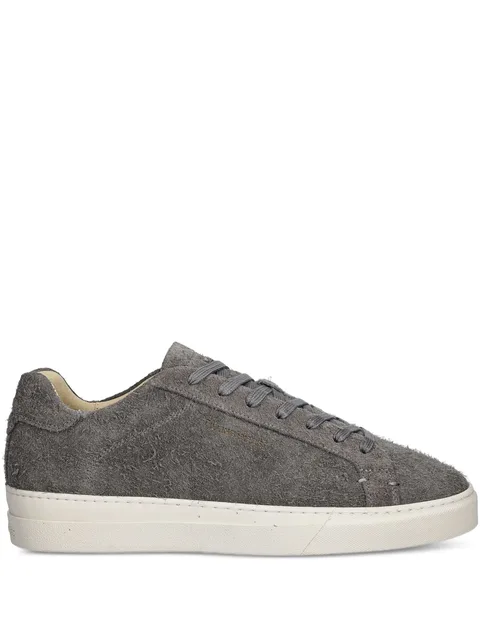 suede lace-up sneakers