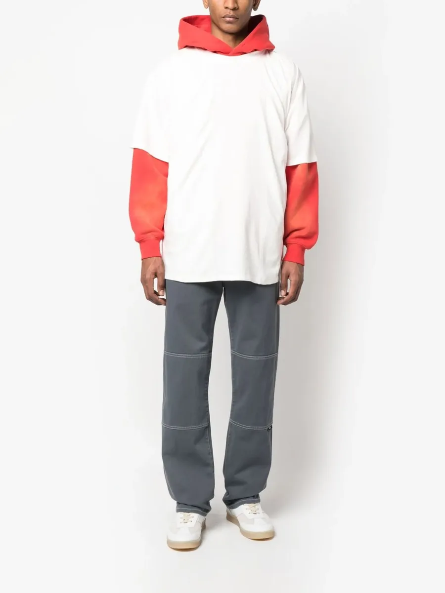 logo-print straight-leg trousers 4