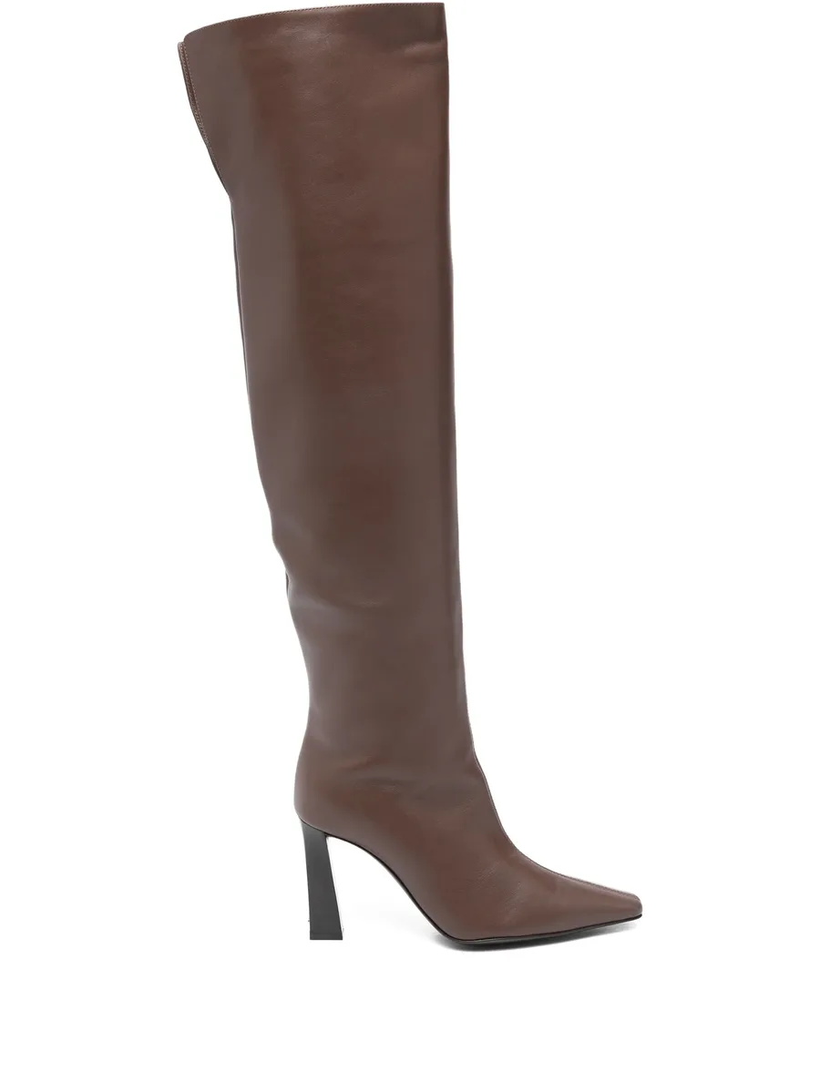 leather over-the-knee boots 2