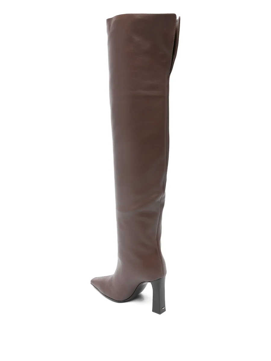 leather over-the-knee boots 6