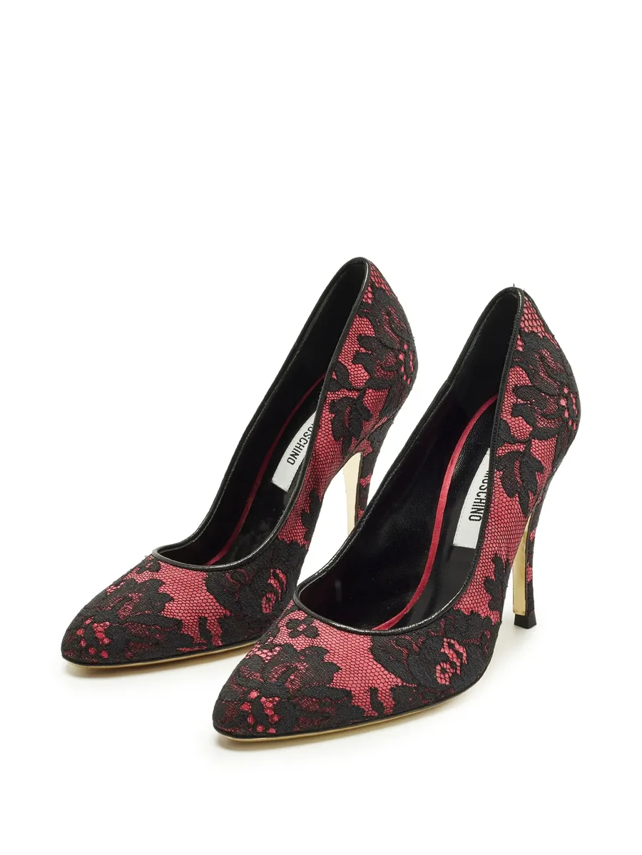lace mesh pumps 4