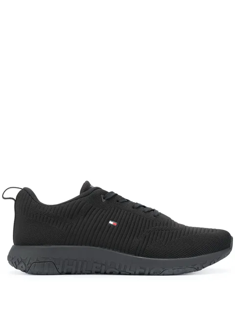 ribbed texture sneakers
