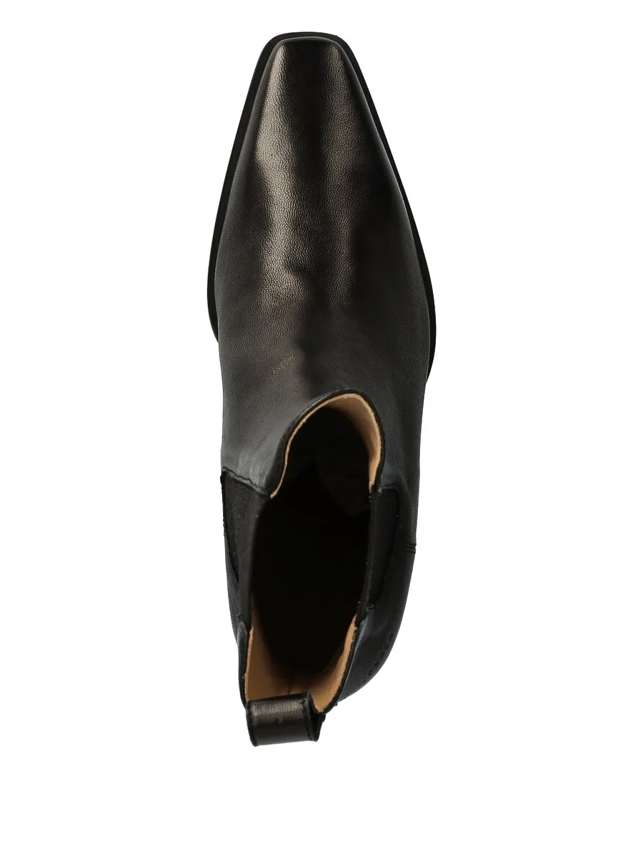 elastic-panel pointed-toe boots 6