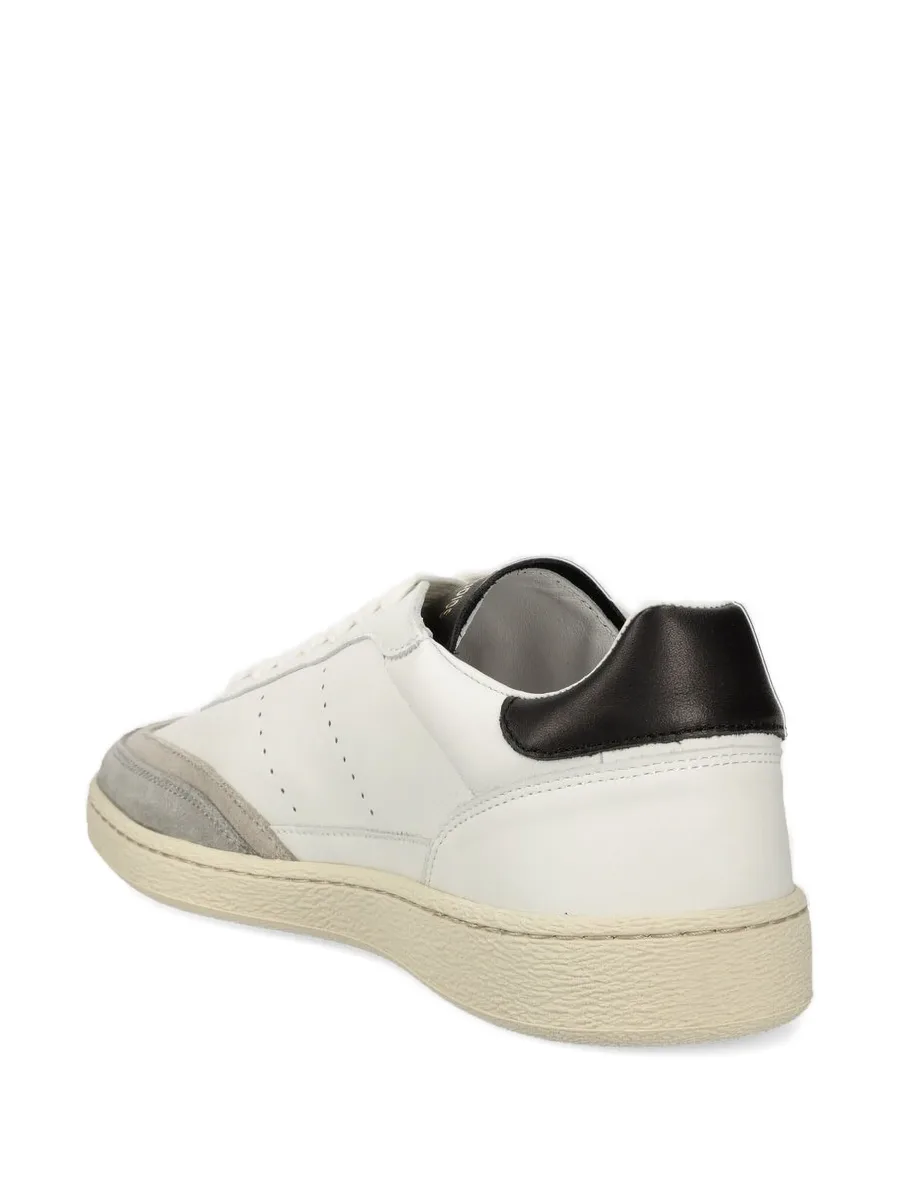 leather panelled lace-up sneakers 6