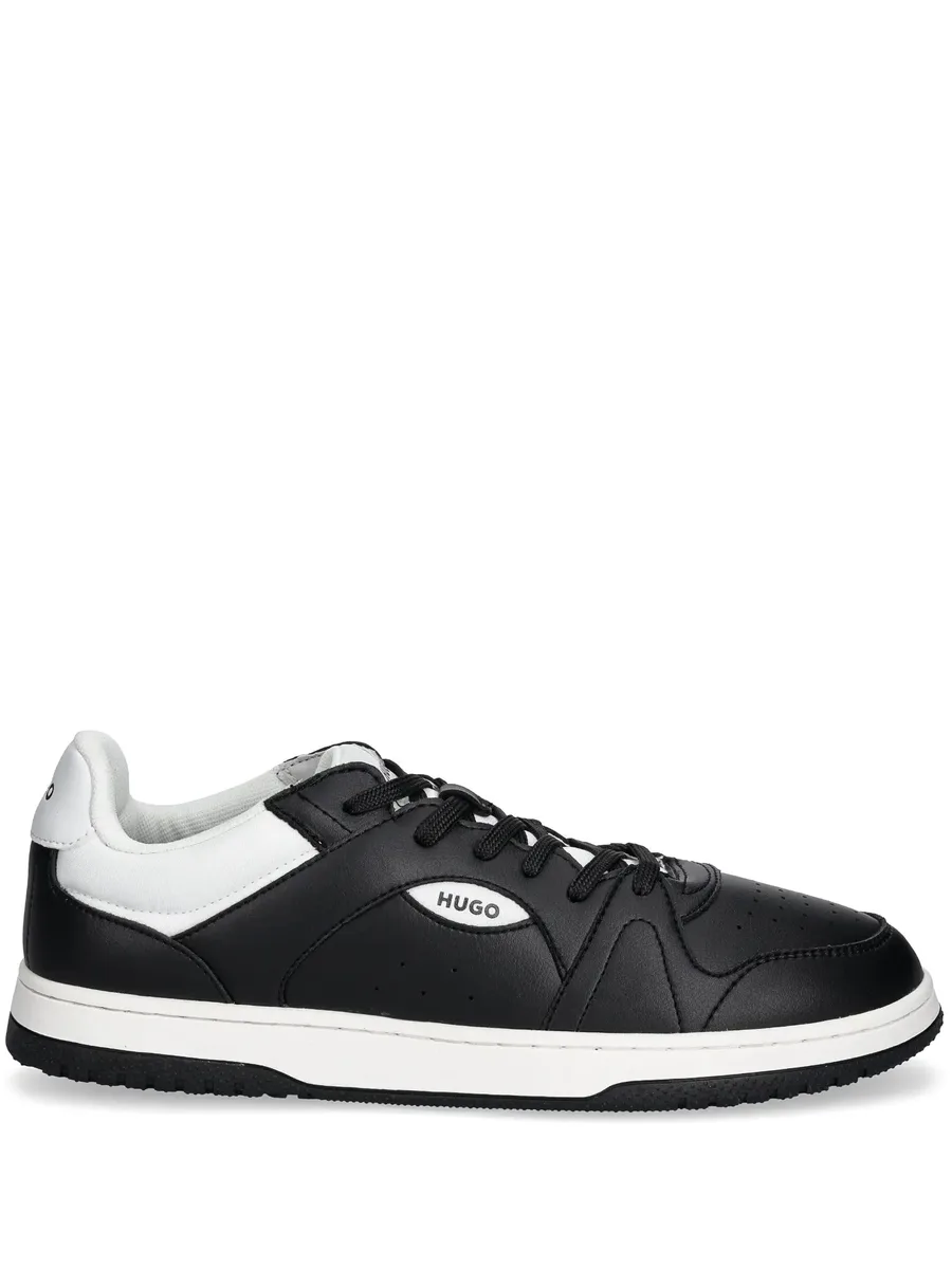 faux-leather sneakers 2