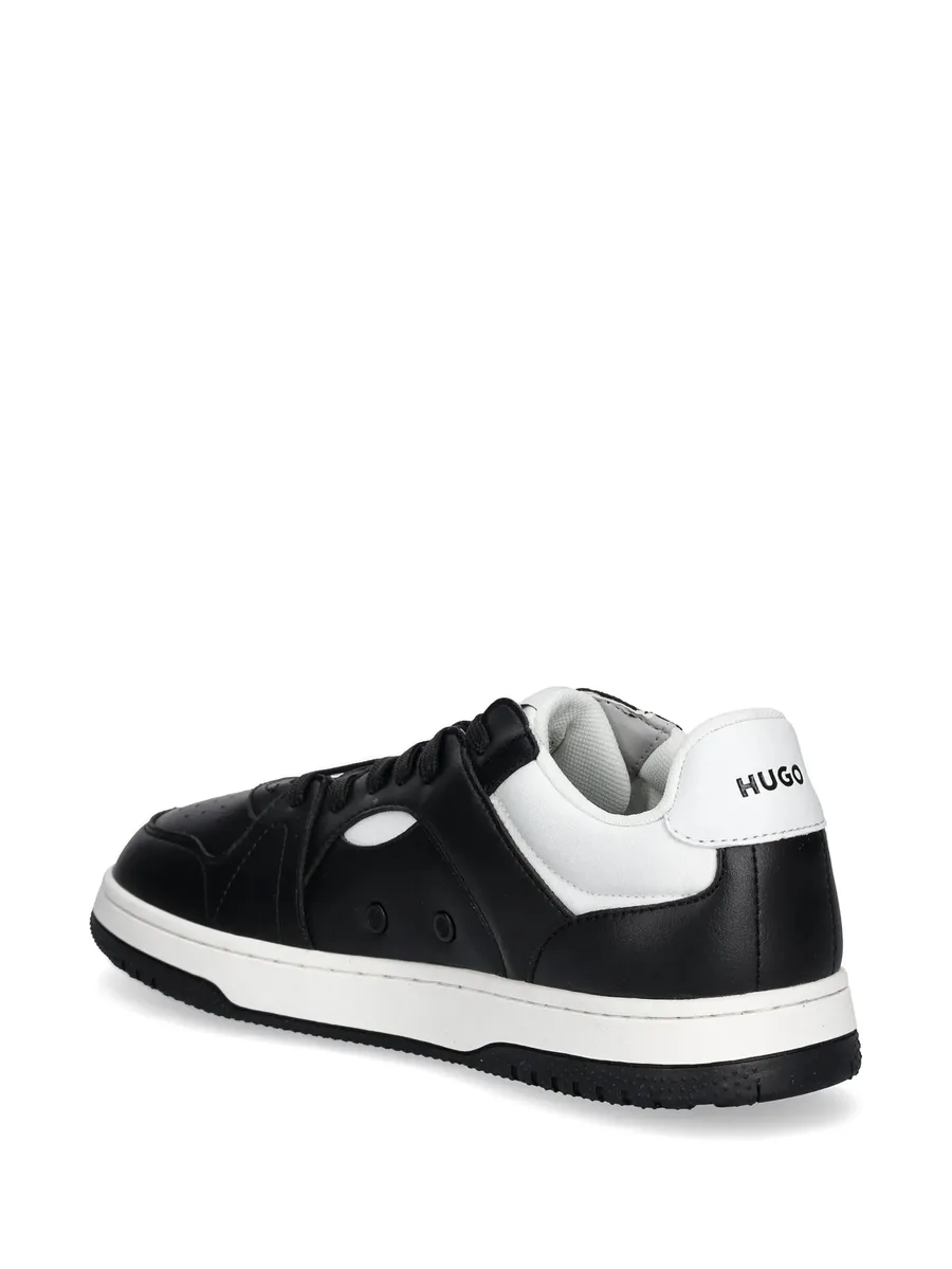 faux-leather sneakers 6