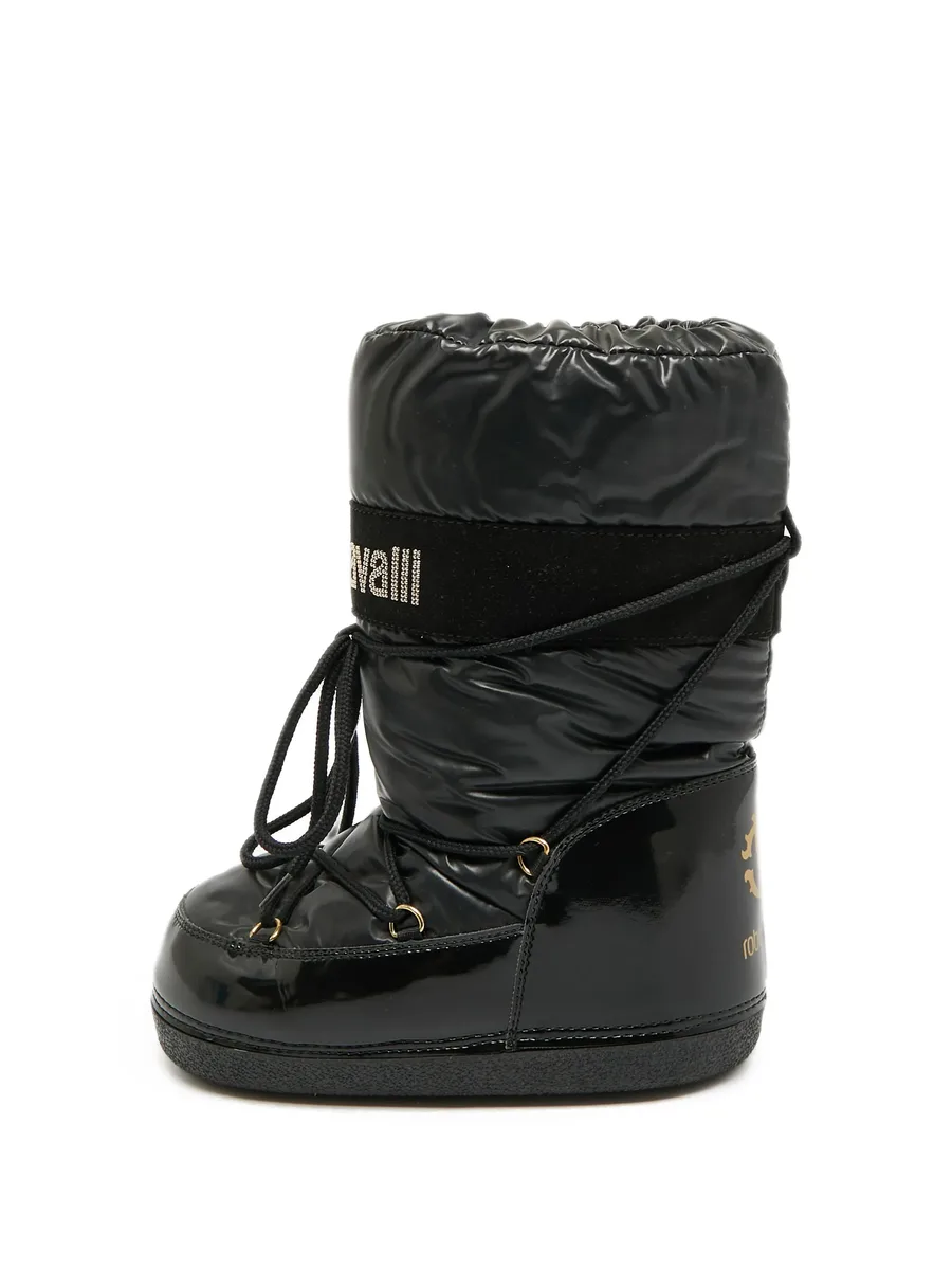 logo-patch snow boots 2
