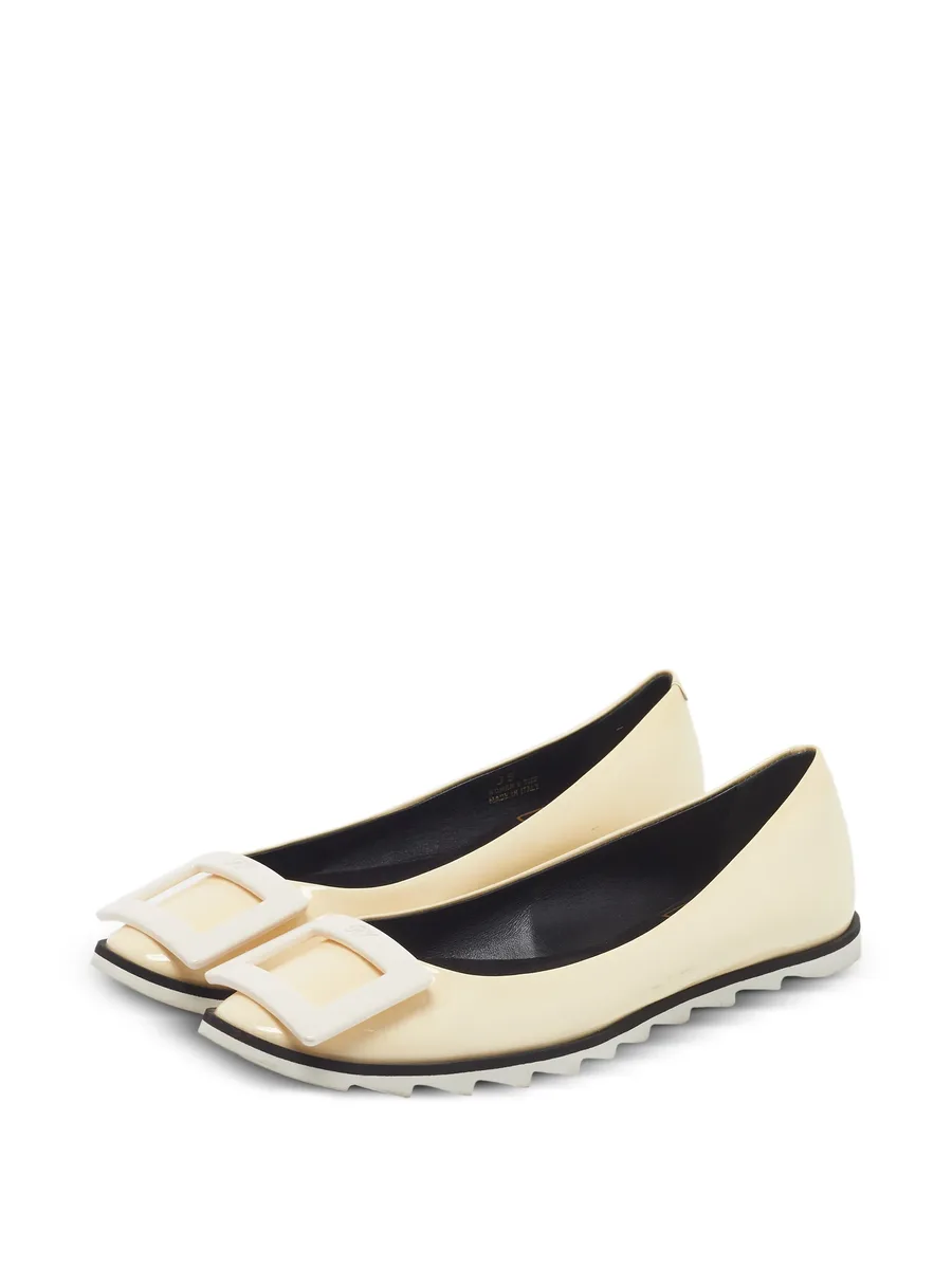 Trompette patent ballet flats 3
