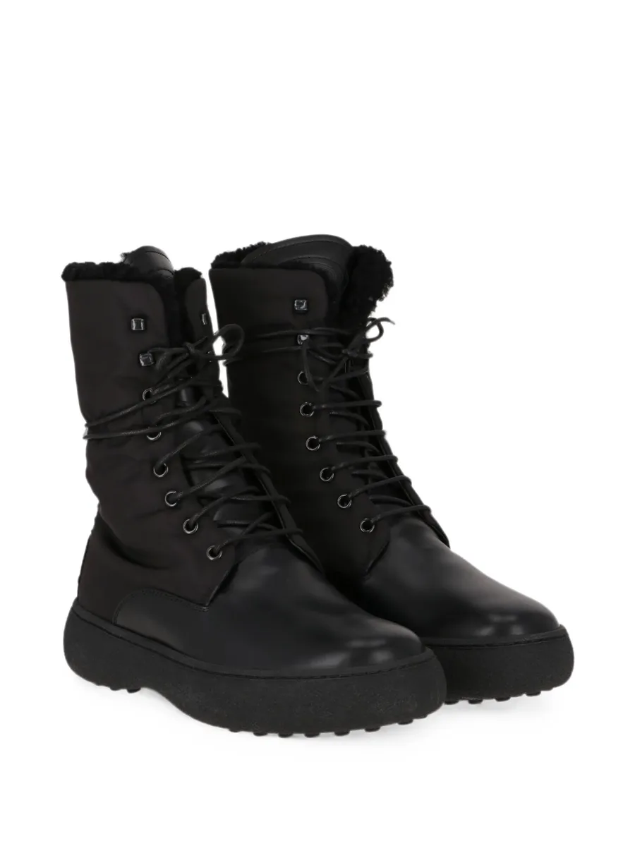 Gommino lace-up ankle boots 4
