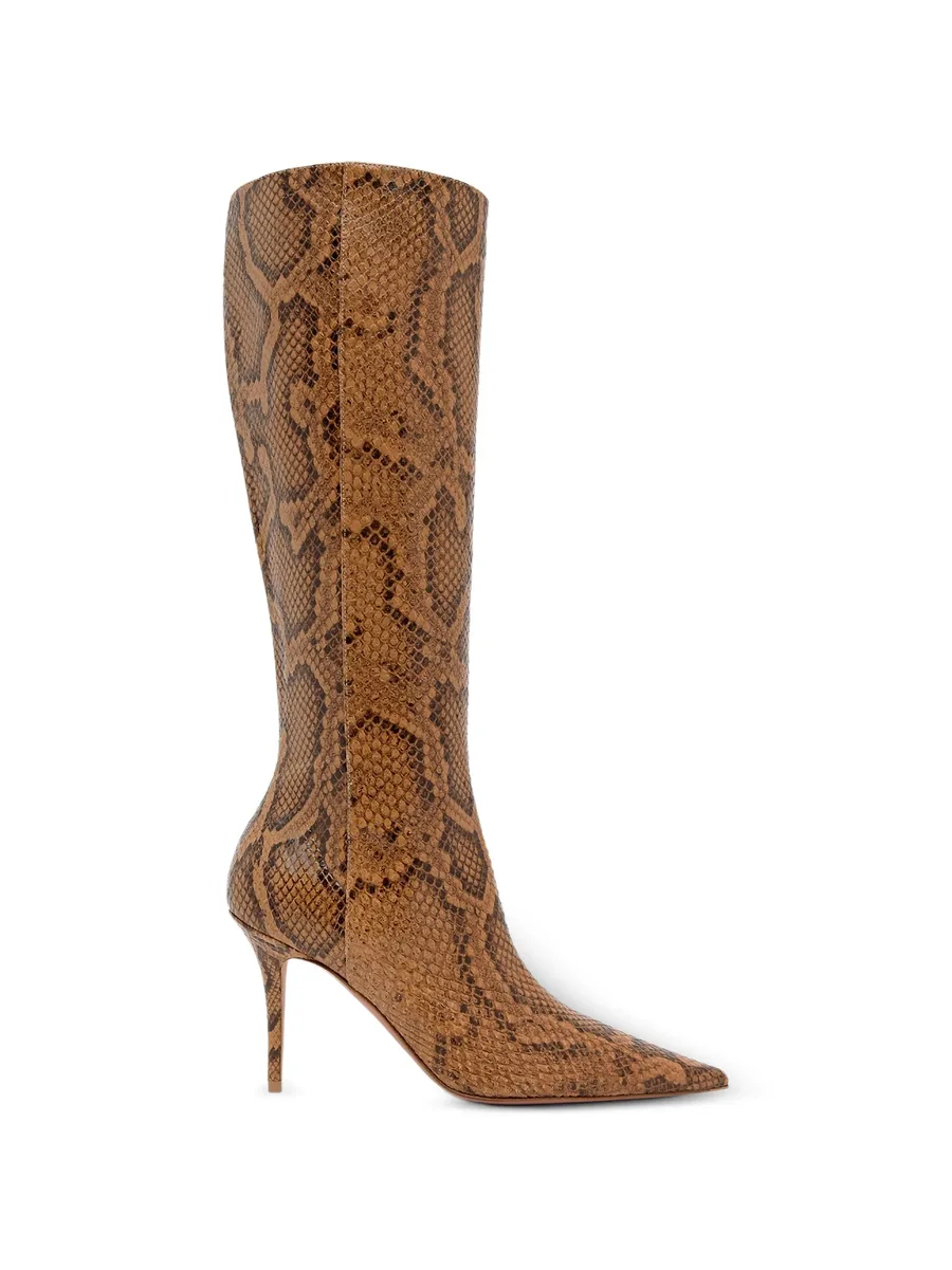 Barbara snake-effect boots 2