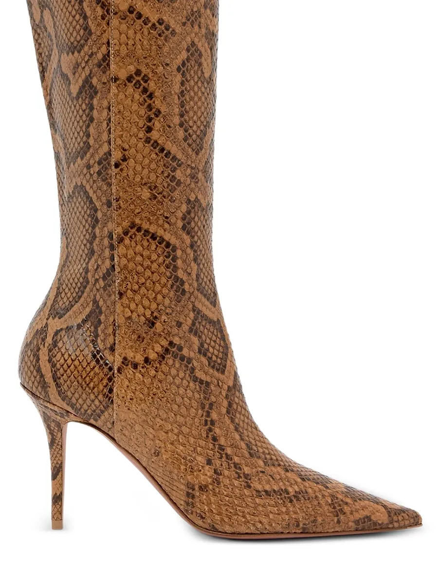 Barbara snake-effect boots 4