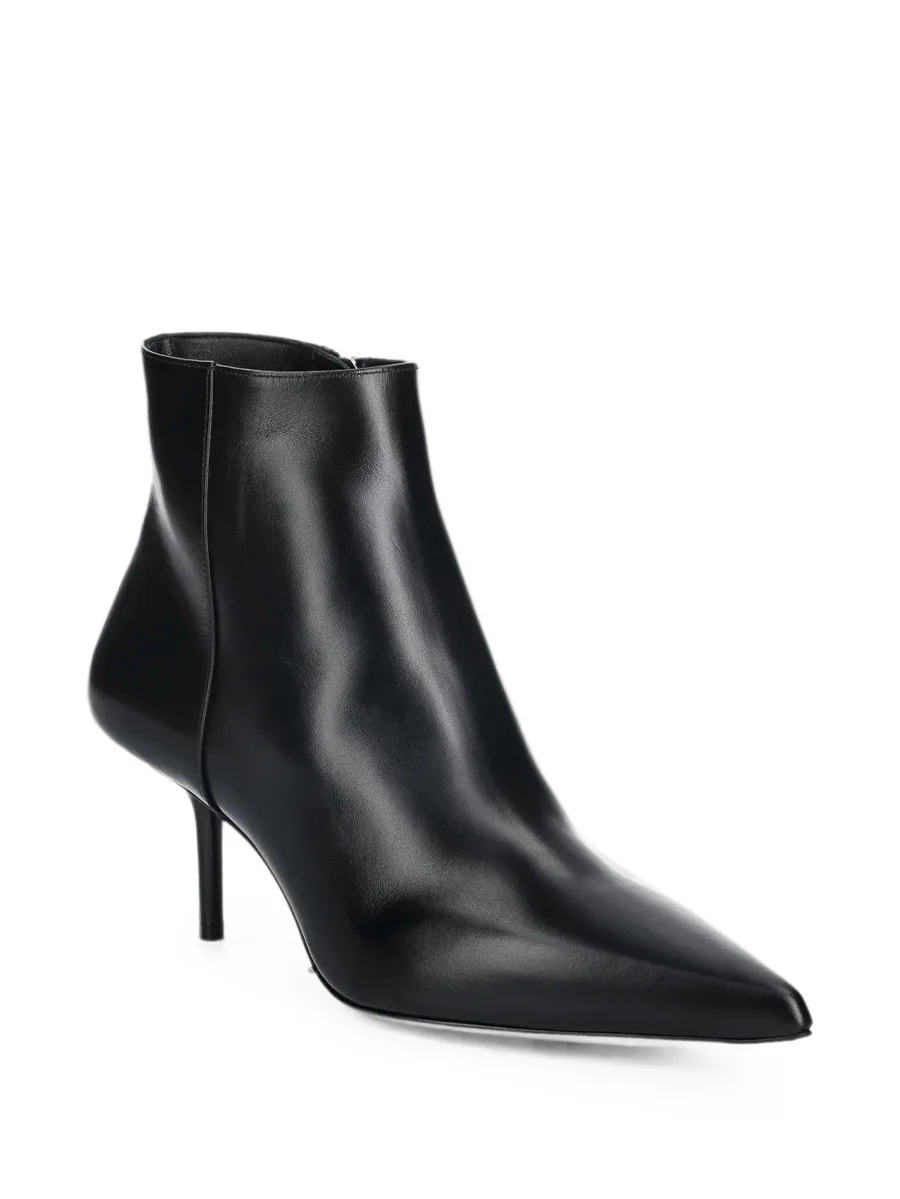pointed-toe leather ankle boots 3