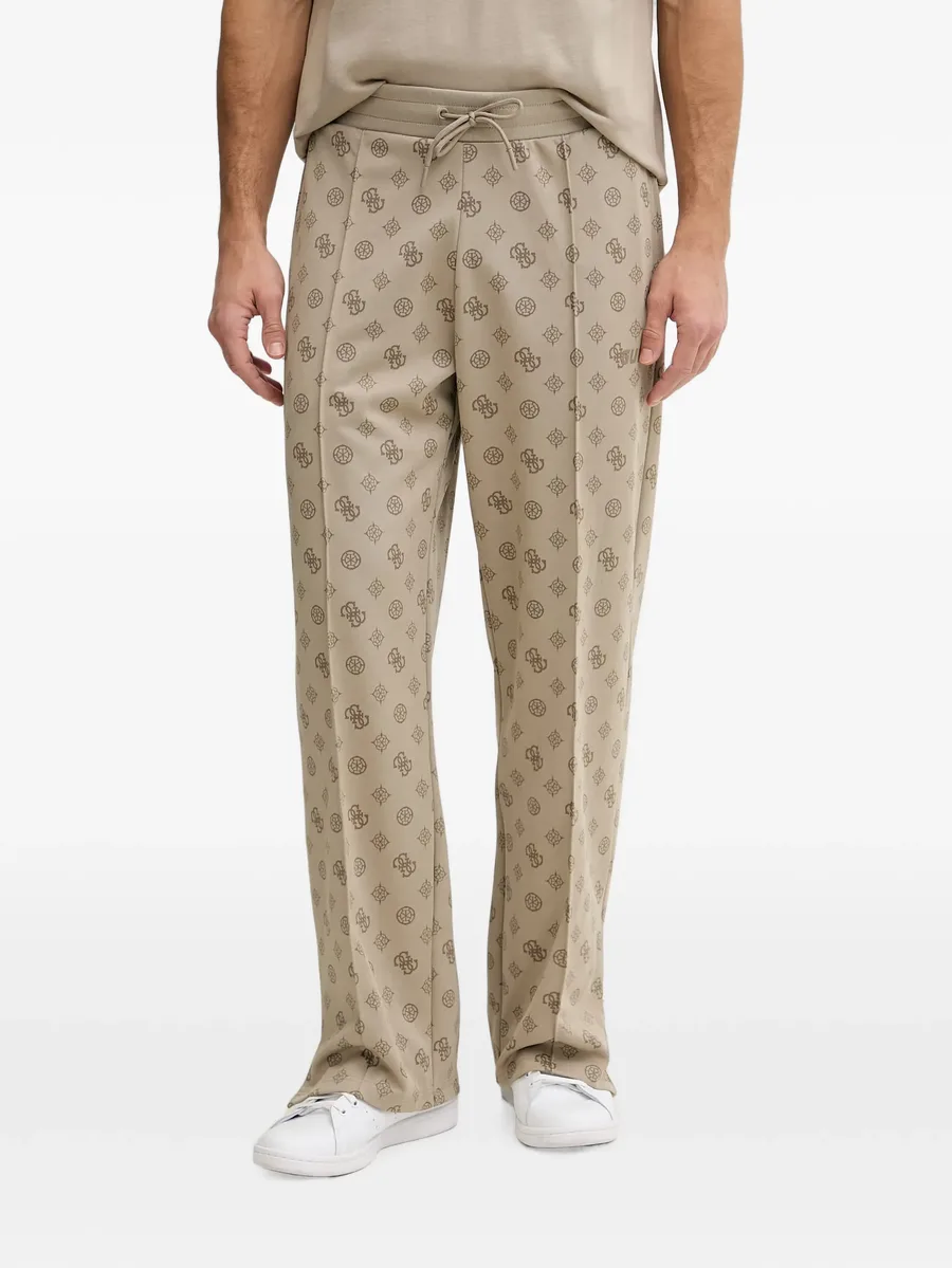 monogram-print track pants 4