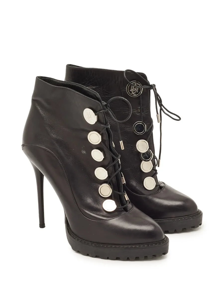 leather ankle boots 10