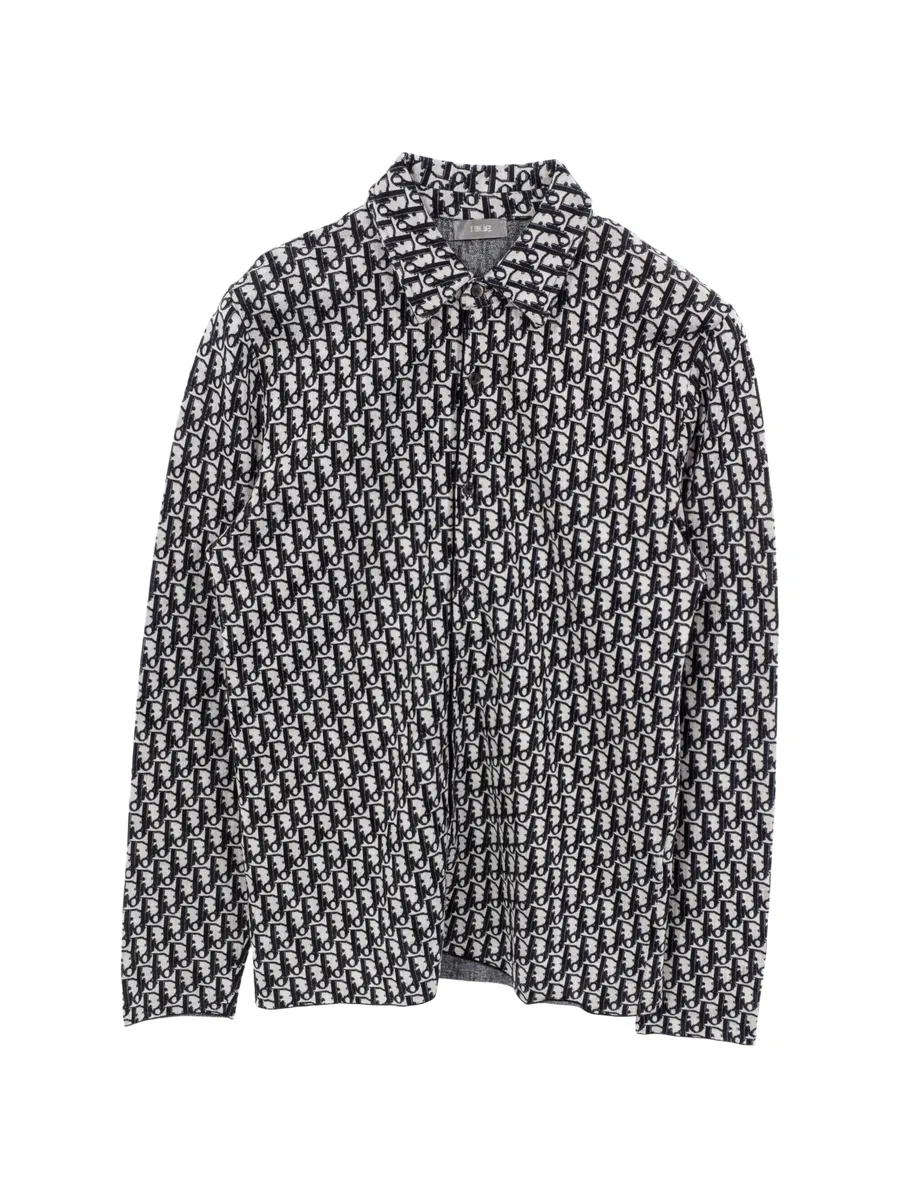 Oblique long-sleeve shirt 1