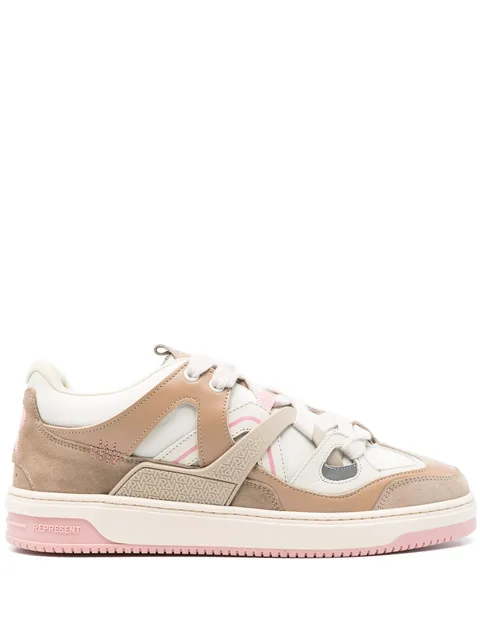 Bully leather sneakers