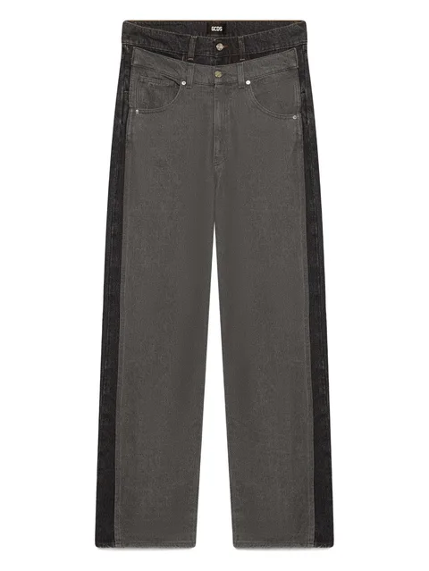 logo-patch jeans