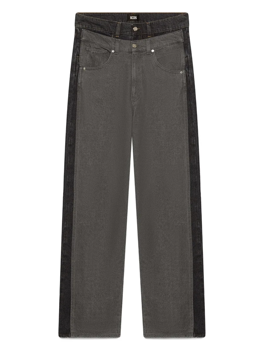 logo-patch jeans 1