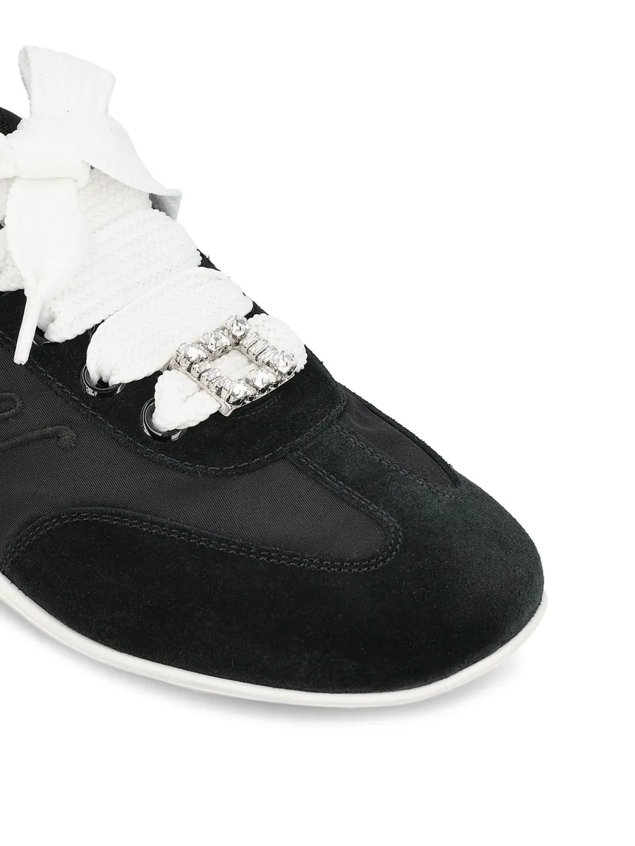 logo-embroidered sneakers 6