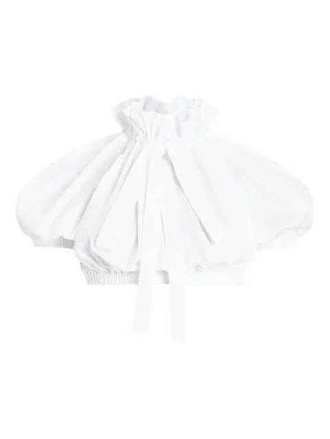 ruffled volume top