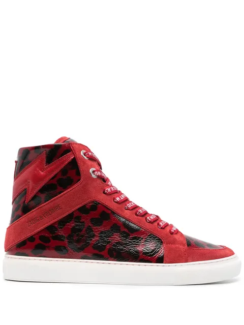 ZV1747 High Flash panelled sneakers