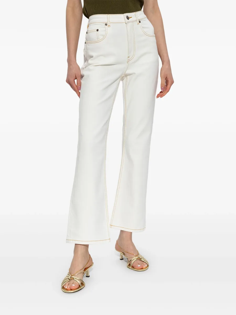cropped flare jeans 5