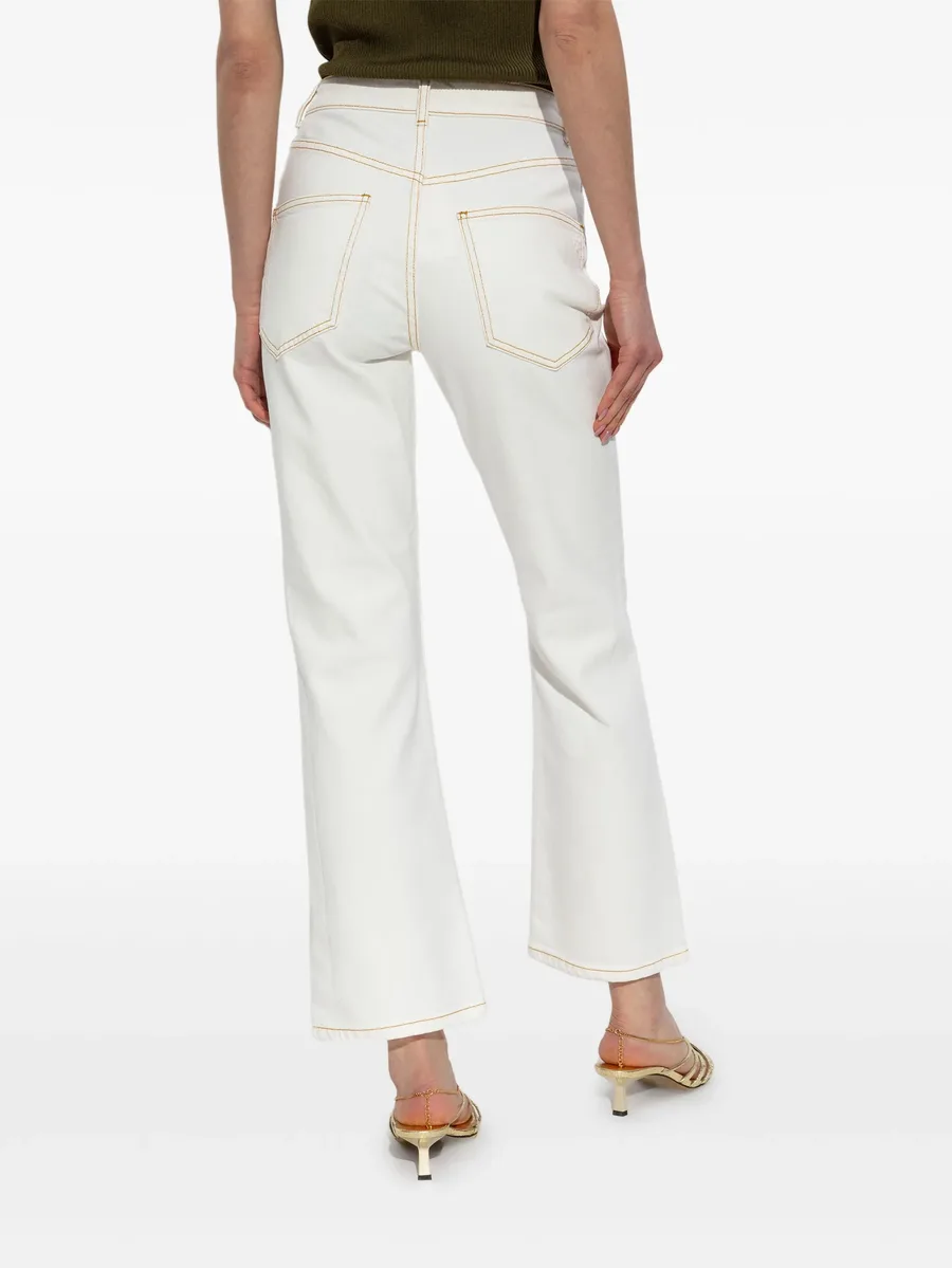 cropped flare jeans 8