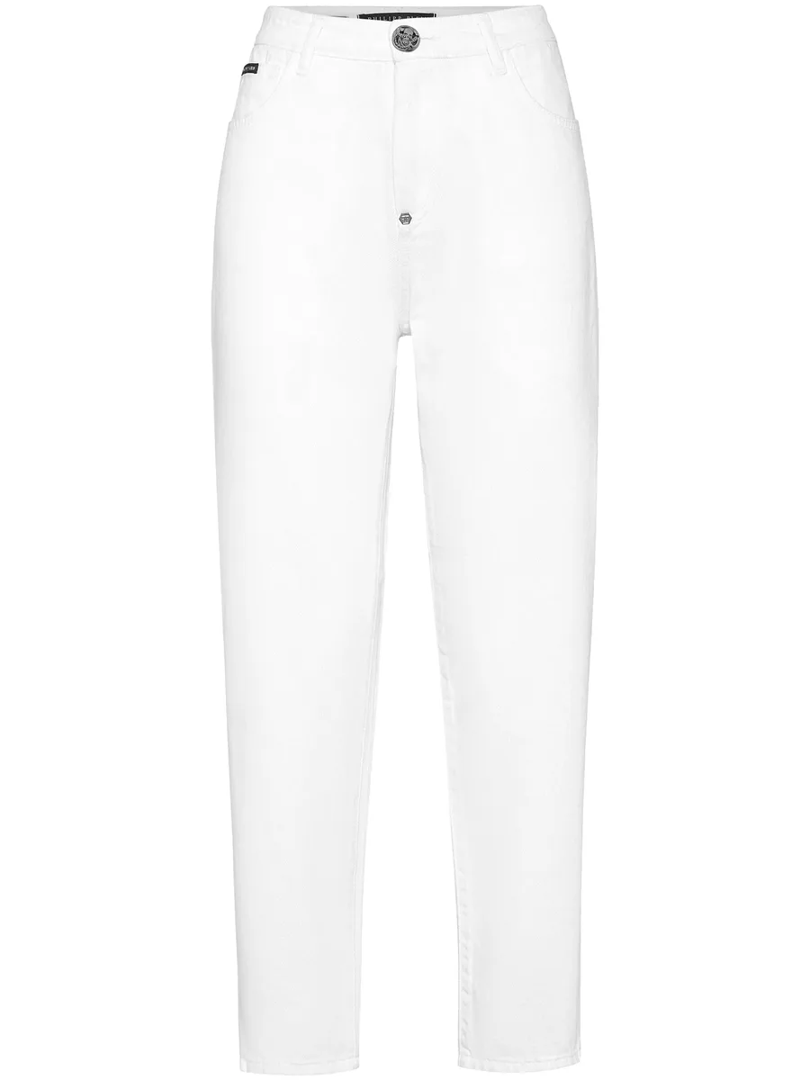 logo-plaque jeans 2
