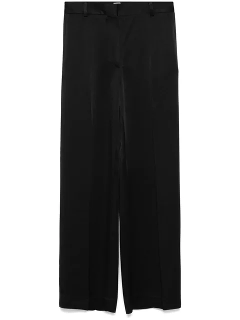 crepe de chine trousers